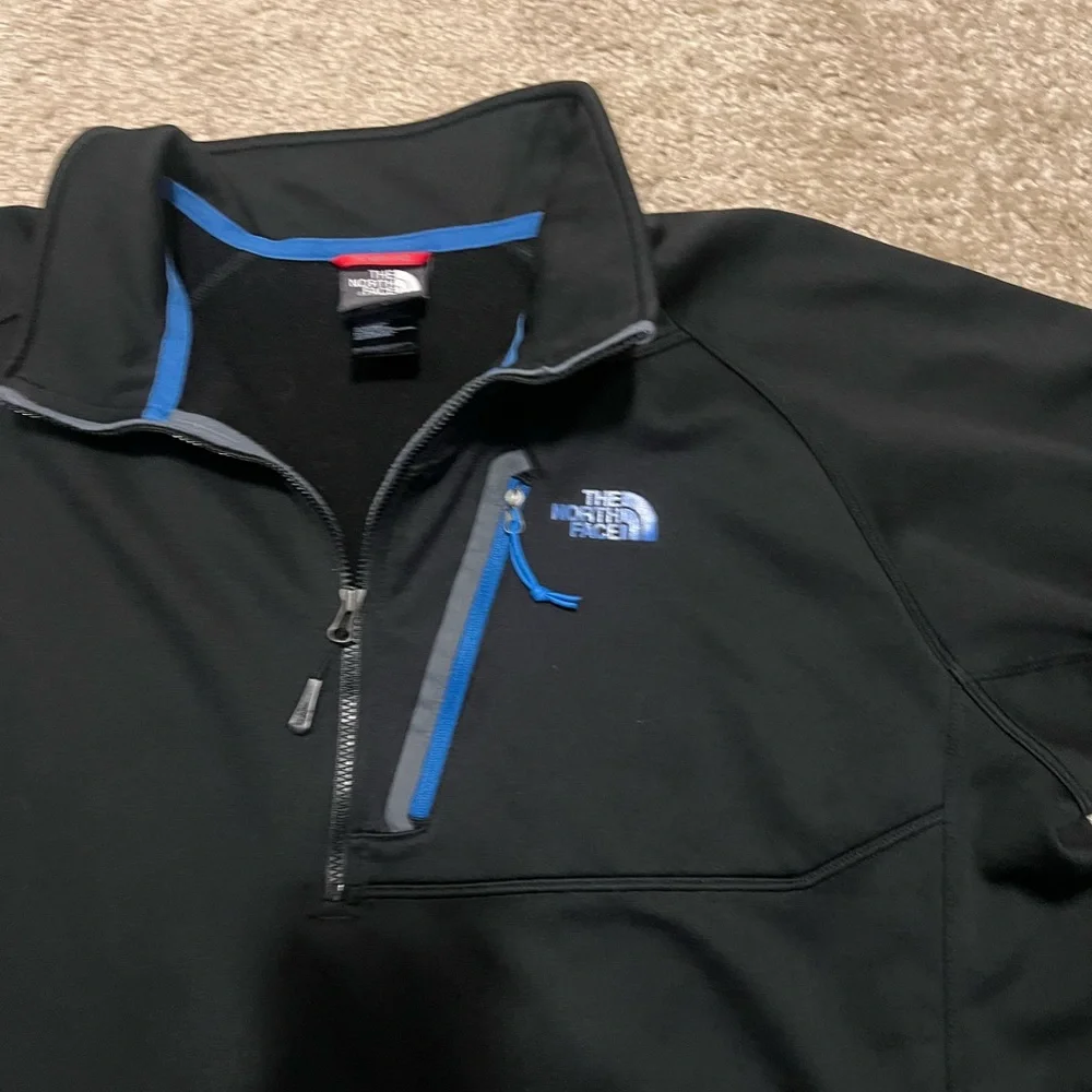 Nike men’s 1/4 zip black pullover XL‎